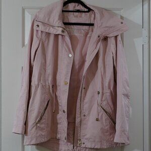 Guess pink rain coat size medium